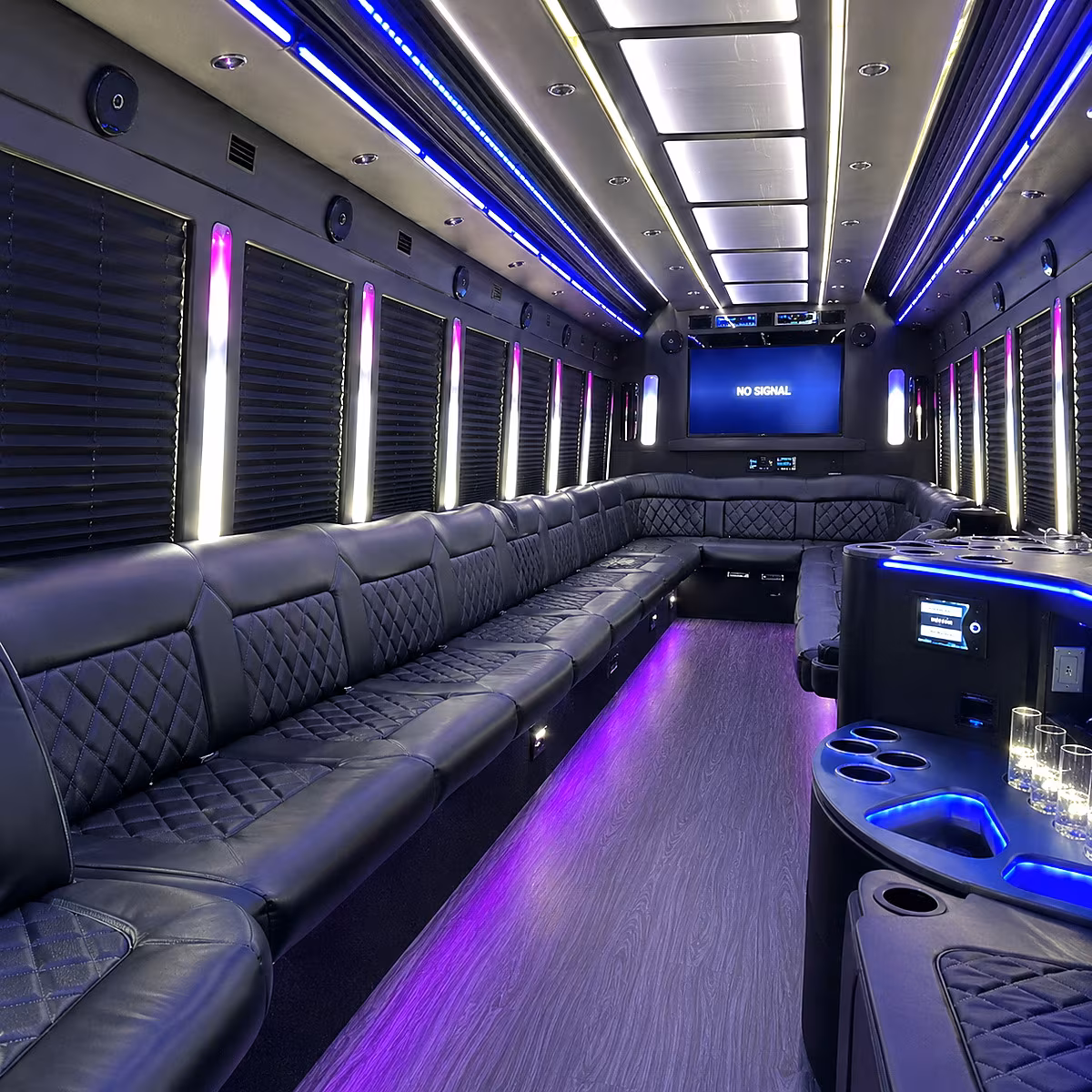 airport transfer buses for out of town wedding guests