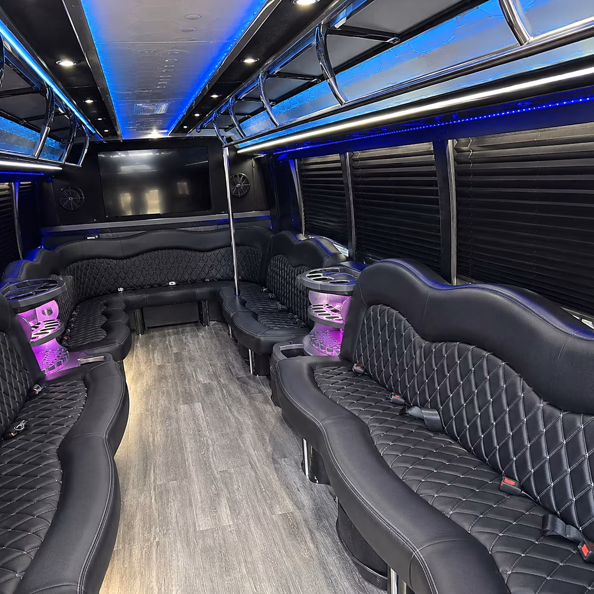 bus rentals for evening events and off site convention dinners near mansfield