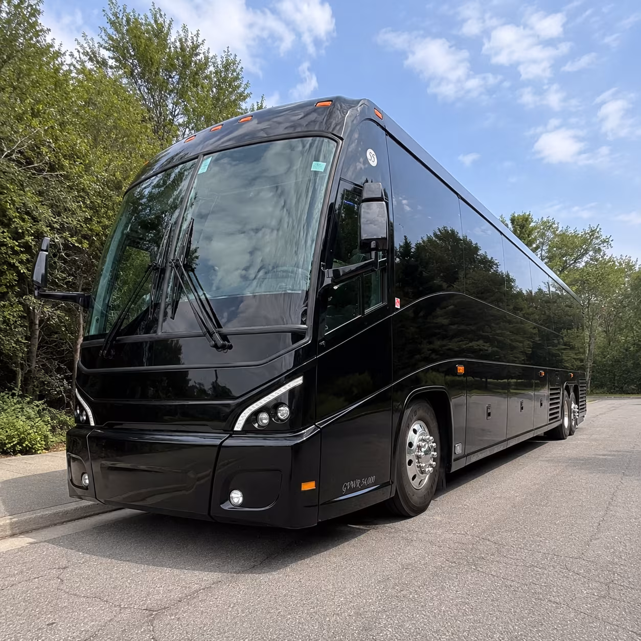 charter buses for mansfield high school and college campus tours
