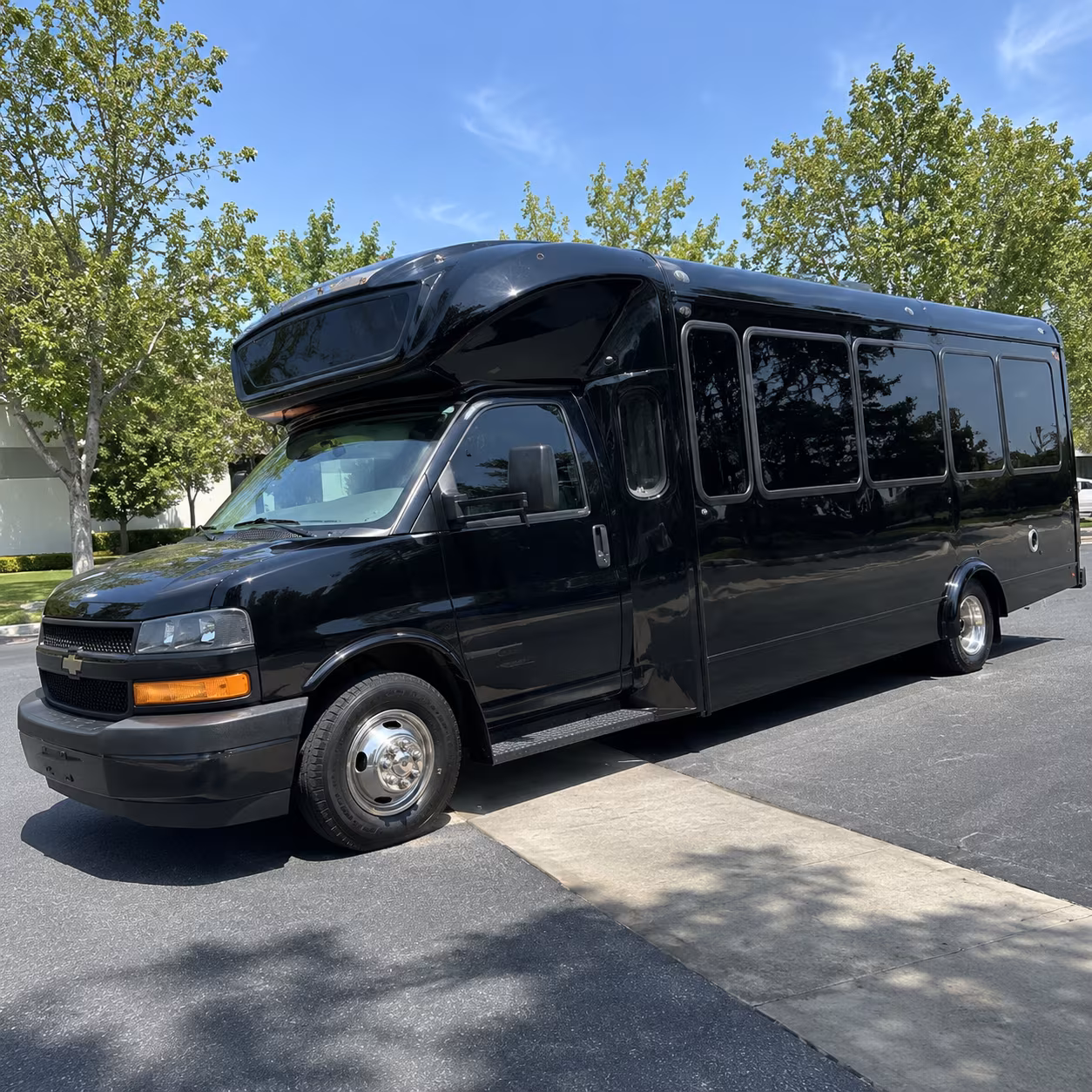 mansfield 15 passenger party bus