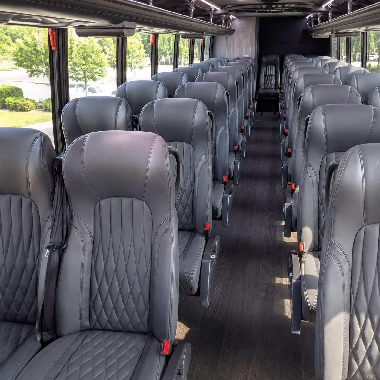 mansfield 30 passenger minibus inside