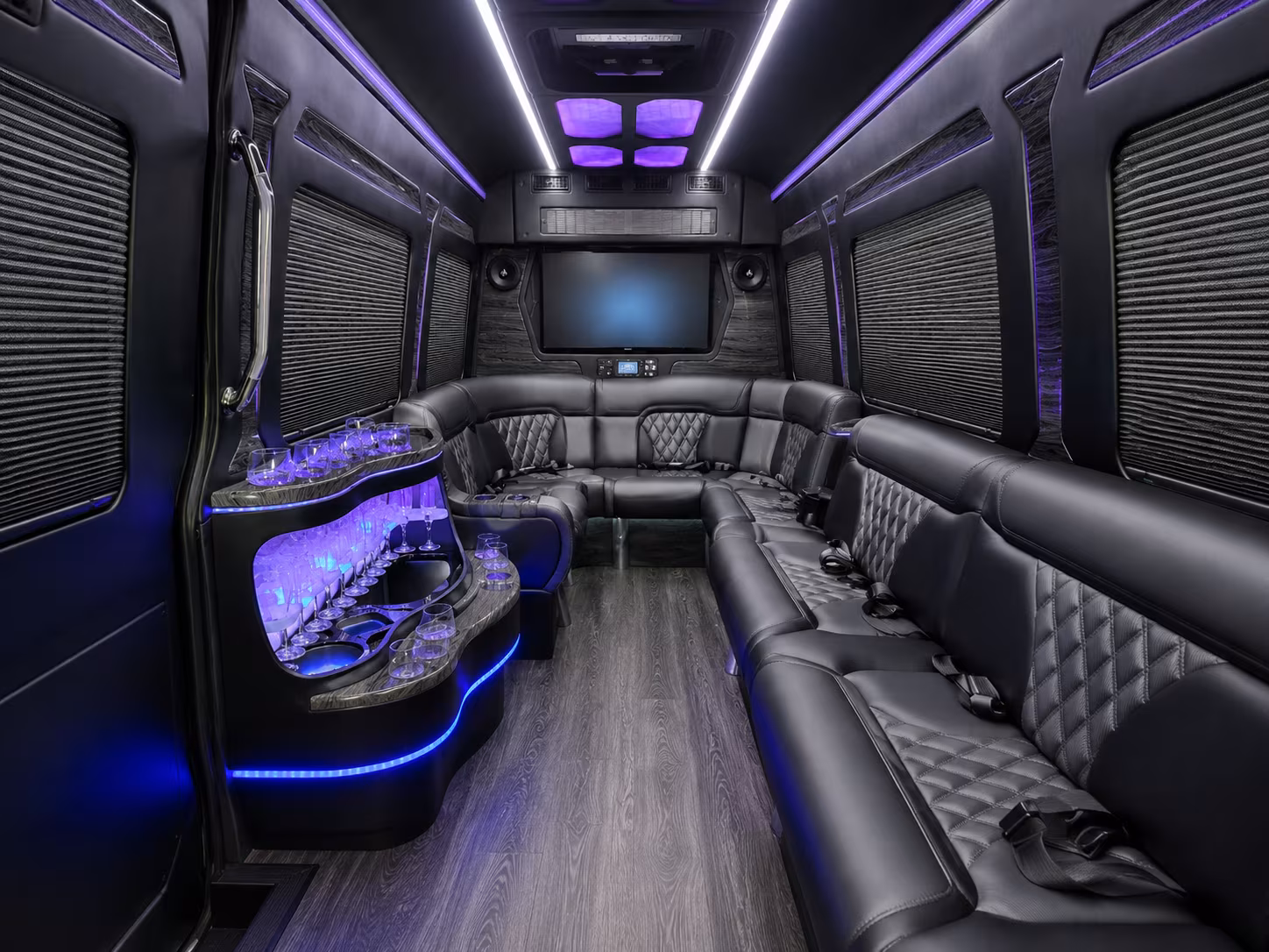 mansfield event transportation onboard seating