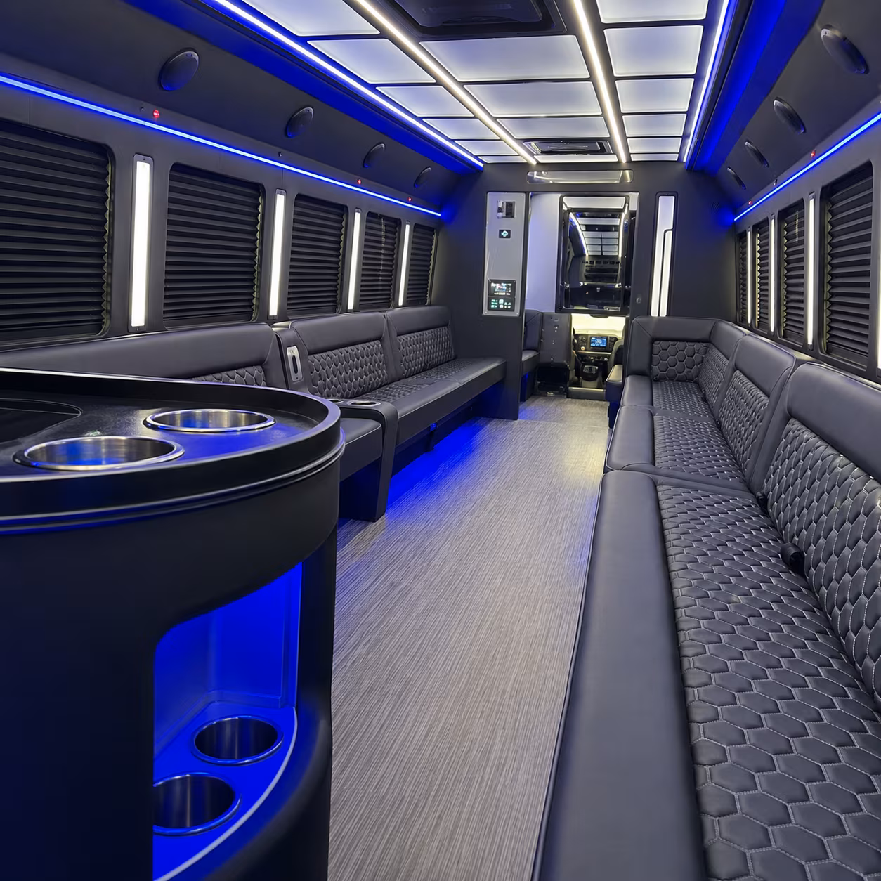 mansfield party bus inside