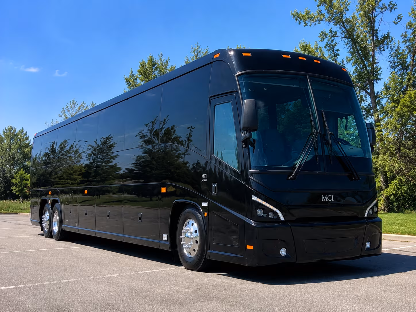 mansfield private event charter bus rental