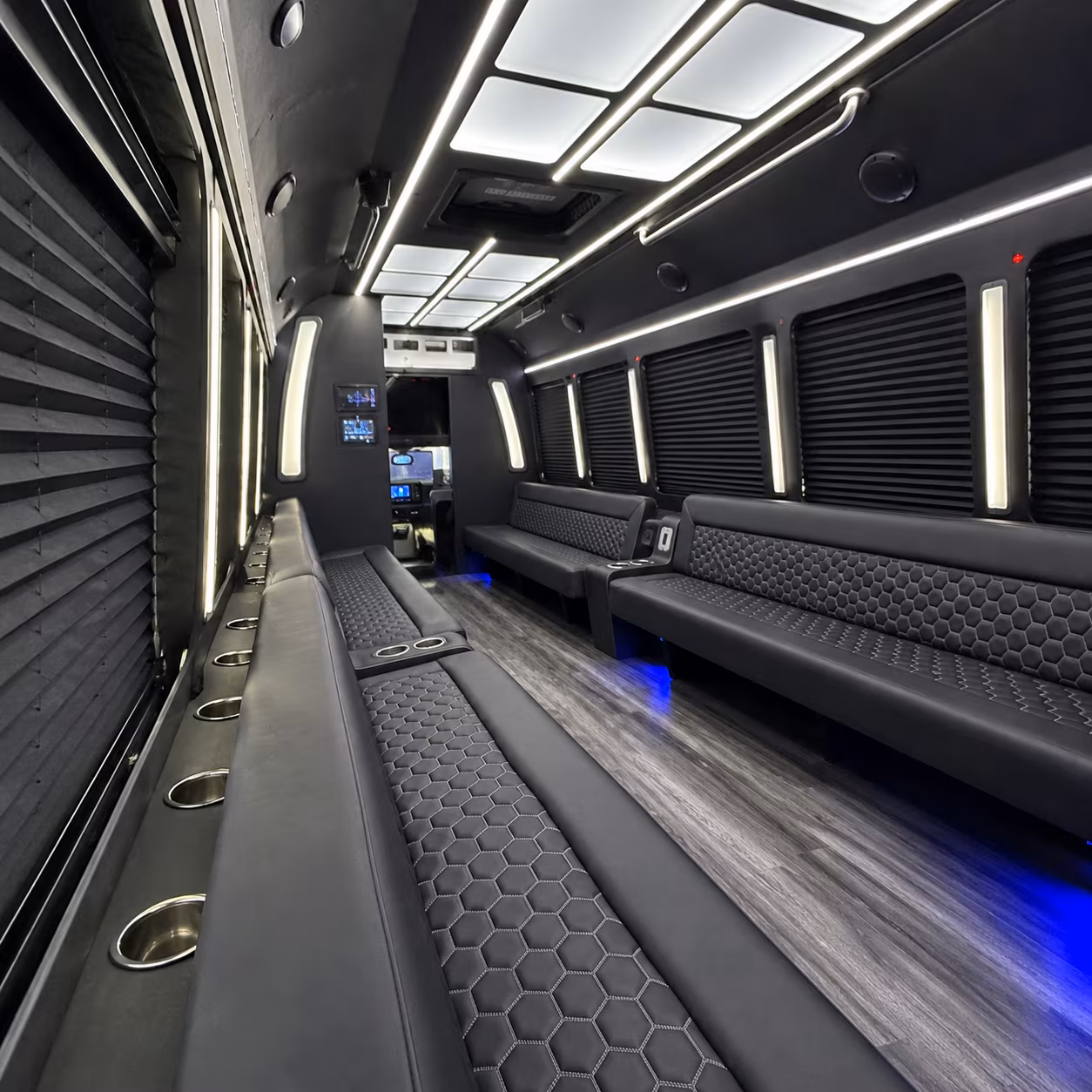 mansfield prom party bus rental