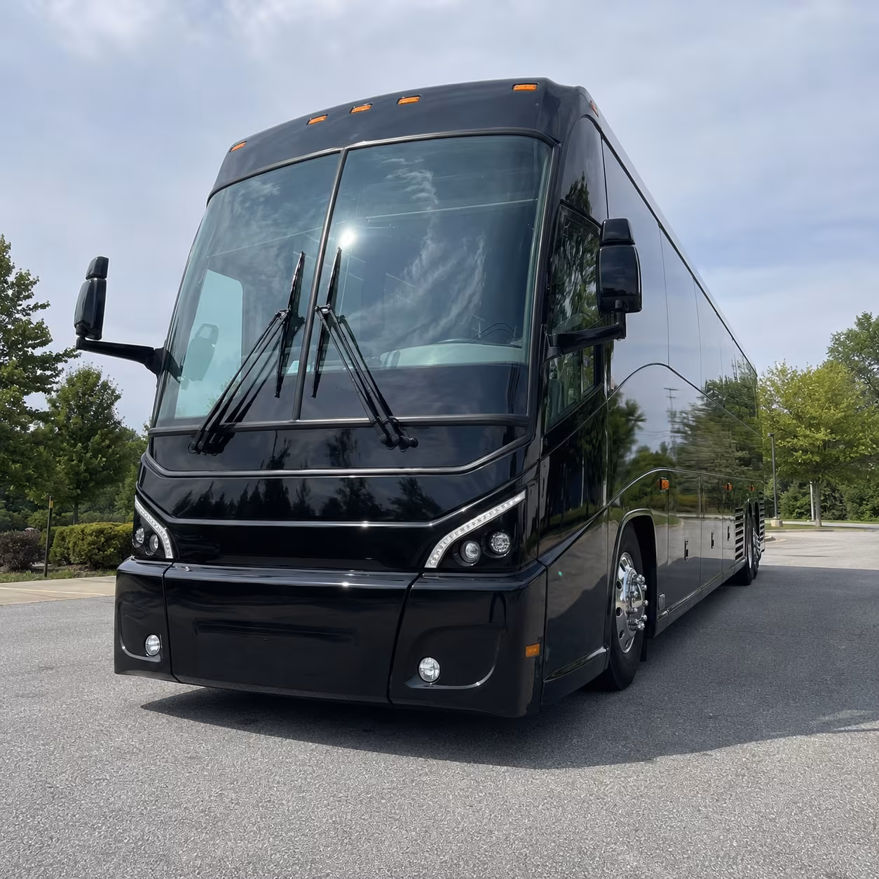 mansfield wedding charter bus rental