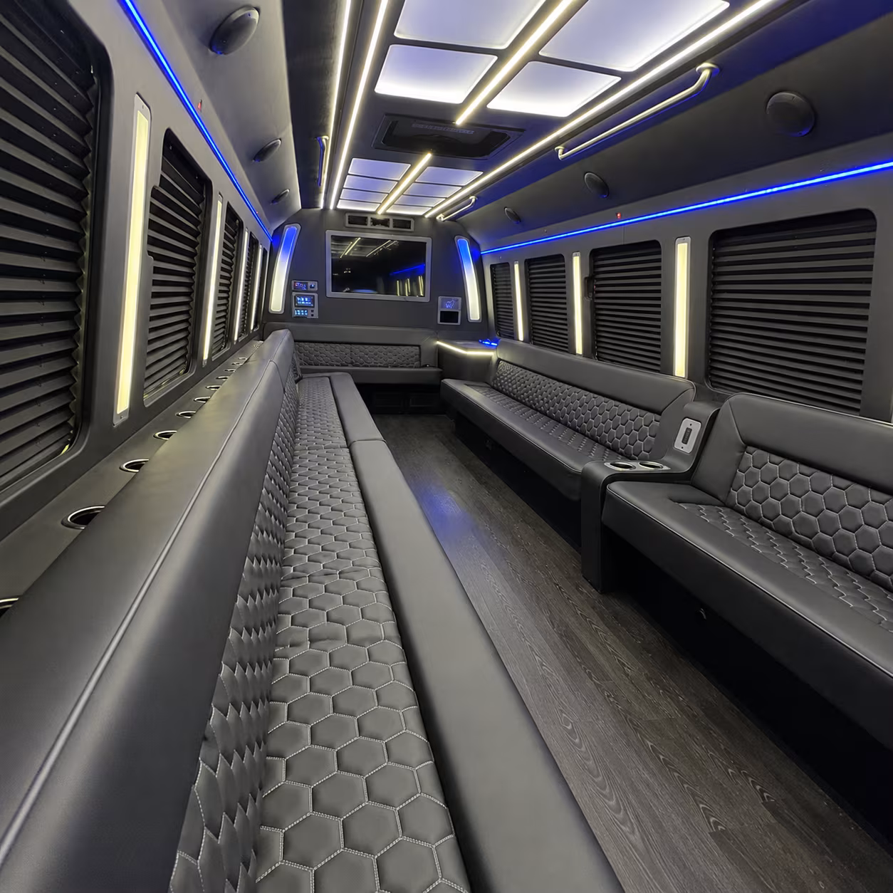 party bus rentals for mansfield proms at mhs legacy and summit