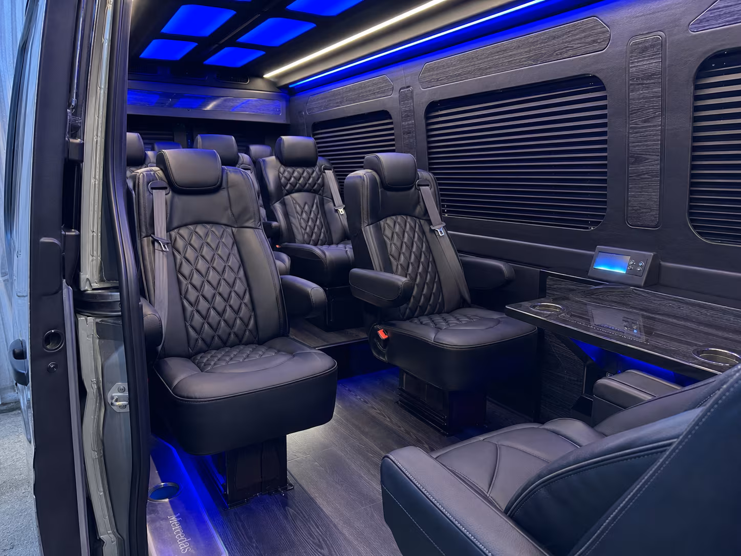 sprinter van transportation for groups and events across mansfield