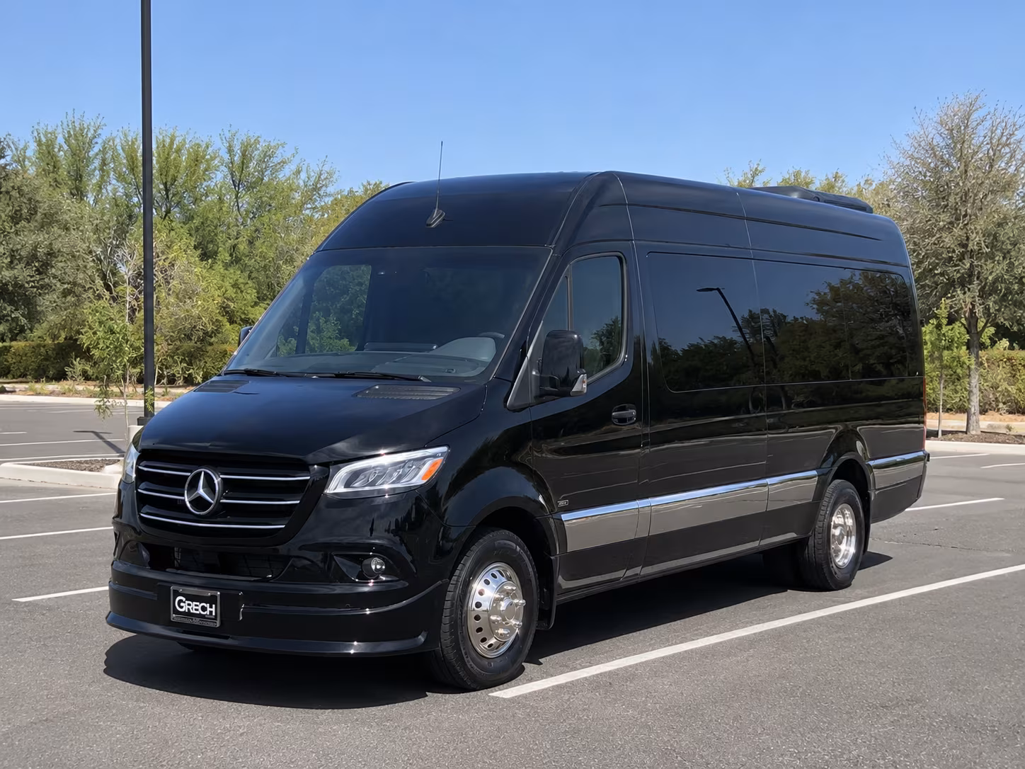 sprinter vans and minibuses for small group winery runs out of mansfield